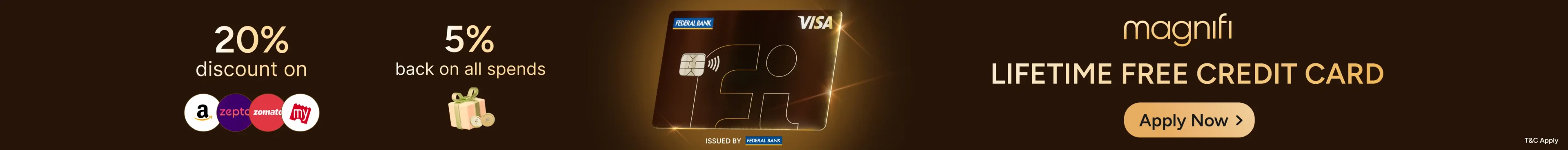 Magnifi - The Ultimate Weekend Credit Card - Lifetime Free